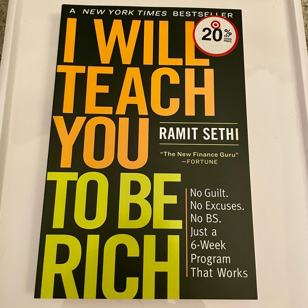 “I Will Teach You to be Rich” by Ramit Sethi new copy of book